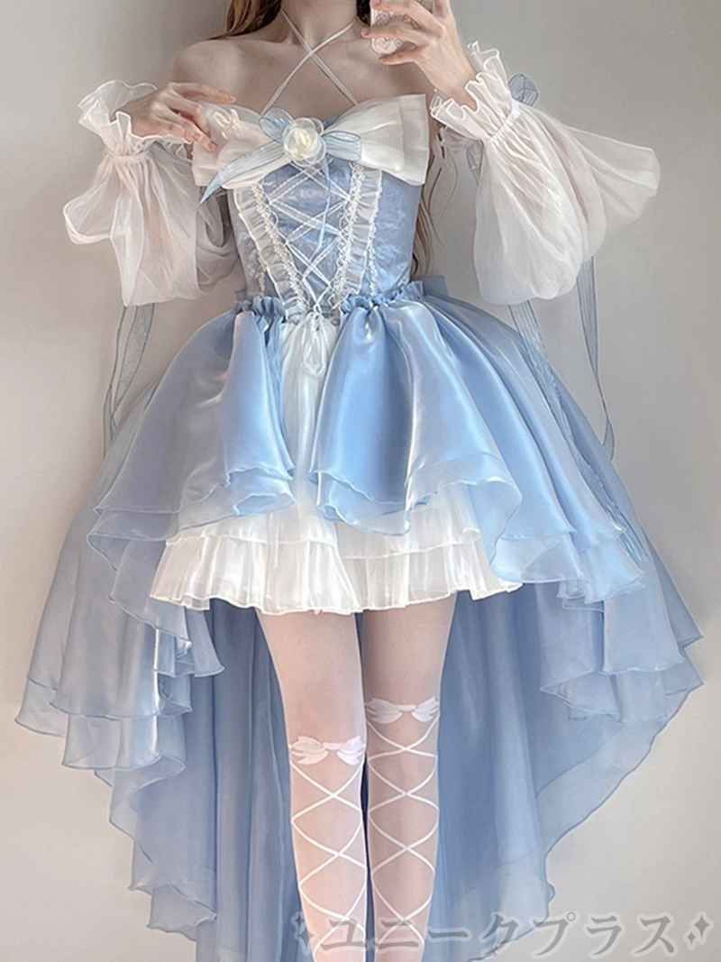 ワンピース ロリータ Lolita ロリータ服 衣装 洋服 ゴシック ゴスロリ プリンセス お嬢様 レディース 主婦 OL ワンピース ジャンパースカート パーティードレス デート イベント yanbo01