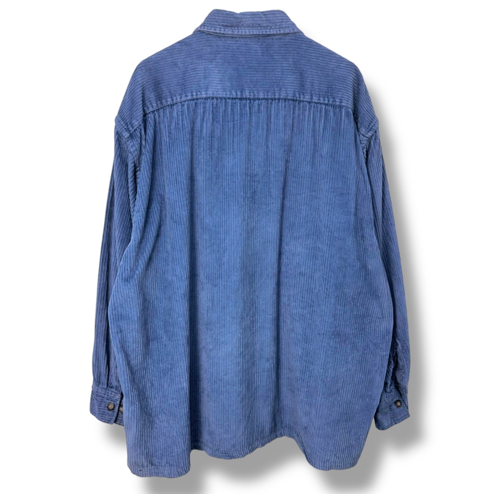 2000s GAP Fat Corduroy Shirts XL 2000年代 gap オールドギャップ 太畝 コーデュロイシャツ 水色 ライトブルー