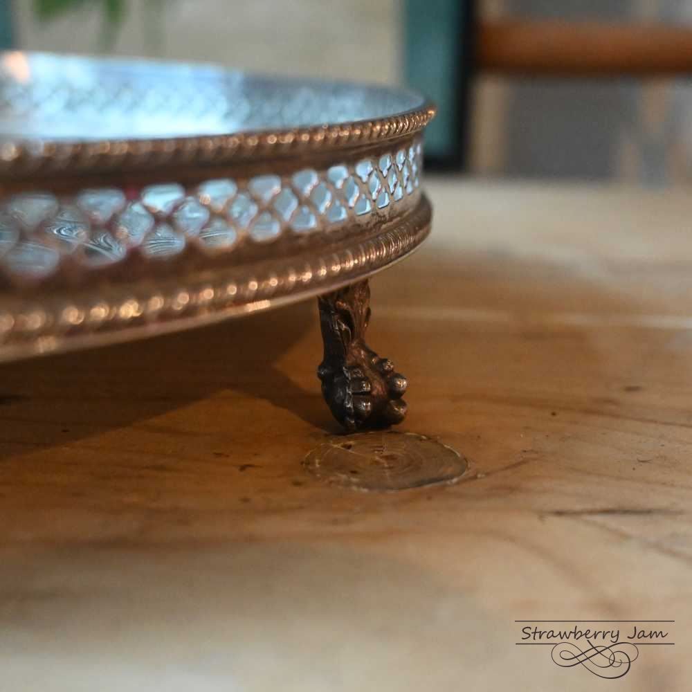 L3710-215 英国アンティーク シルバープレート キッチントレイ トレイ L3710-215 英国アンティーク シルバープレート キッチントレイ