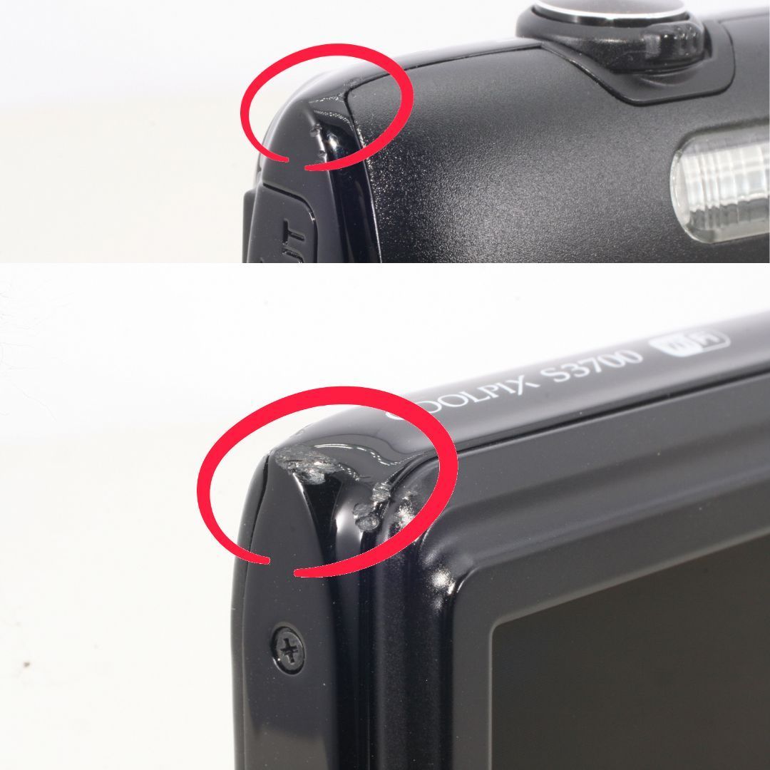 良品☆清掃済 完動品 ニコン Nikon COOLPIX S3700 オールドコンデジ