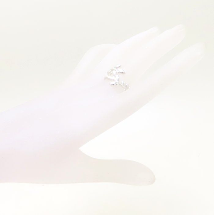 極美品 ティファニー オリーブリーフ リング 16号 シルバー925 TIFFANY&Co. ティファニー オリーブリーフ リング 指輪 16号