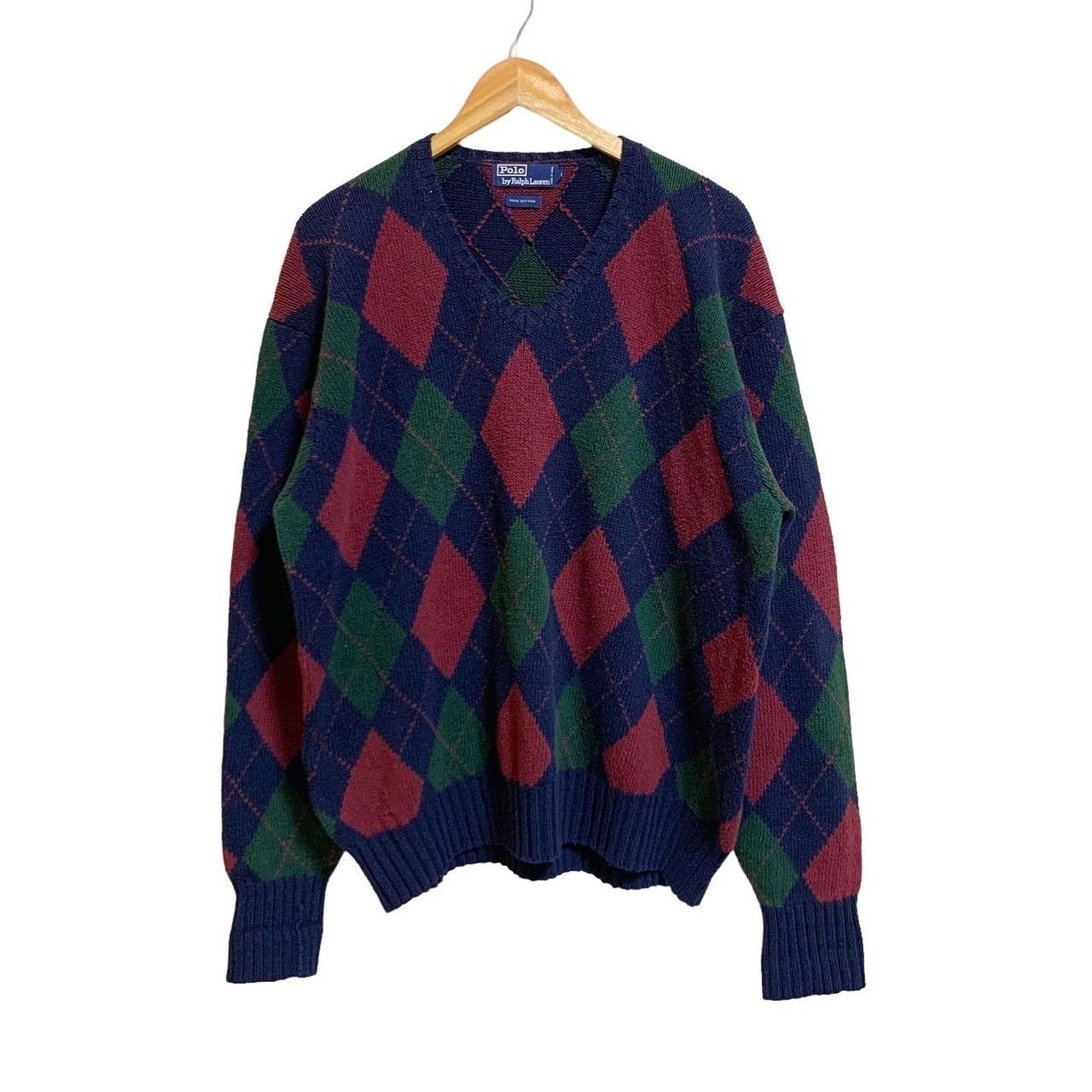 Polo by Ralph Lauren アーガイルセーター ニット 90s 90s〜2000s Polo by Ralph Lauren アーガイルコットンニット