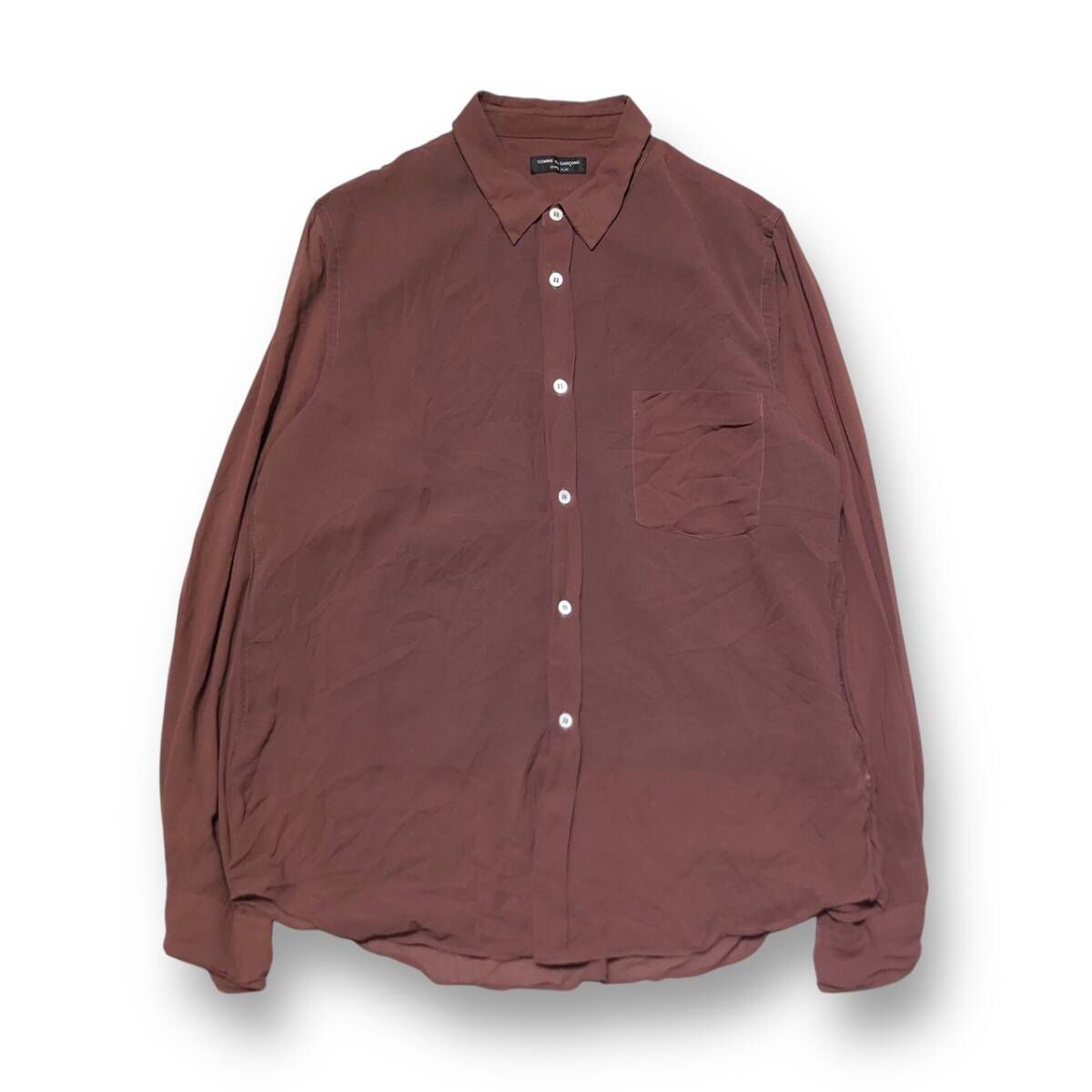 03ss COMME des GARCONS HOMME PLUS see-through shirt シースルーシャツ 長袖シャツ コムデギャルソン オムプリュス