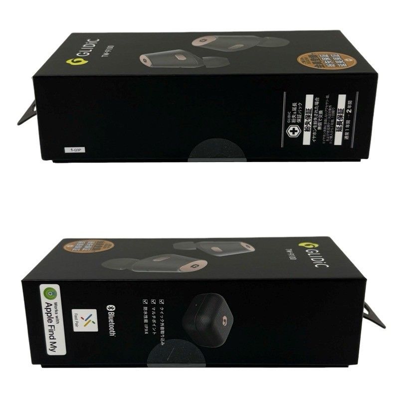 新品未使用 GLIDiC TW-9100 ブラック イヤフォン保障付き 完全ワイヤレスイヤホン GLIDiC TW-9100 ハイエンドモデル 紛失＆延長