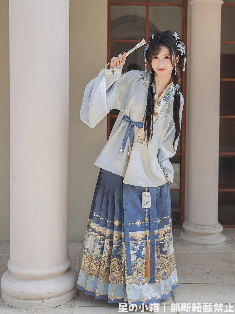 【新品】漢服 フルセット 中華風 唐装 仙女スタイル 刺繍入り コスプレ衣装 民族風 ワンピース ゴスロリ風 キャラクター衣装 学園祭用 文化祭用 舞台演出用 日常着 プレゼント用 レディース