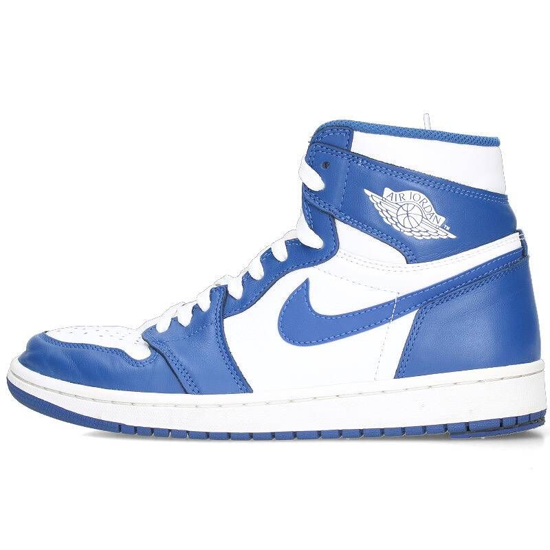 ナイキ 2016 AIR JORDAN 1 RETRO HIGH OG STORM BLUE 555088-127 エア ...