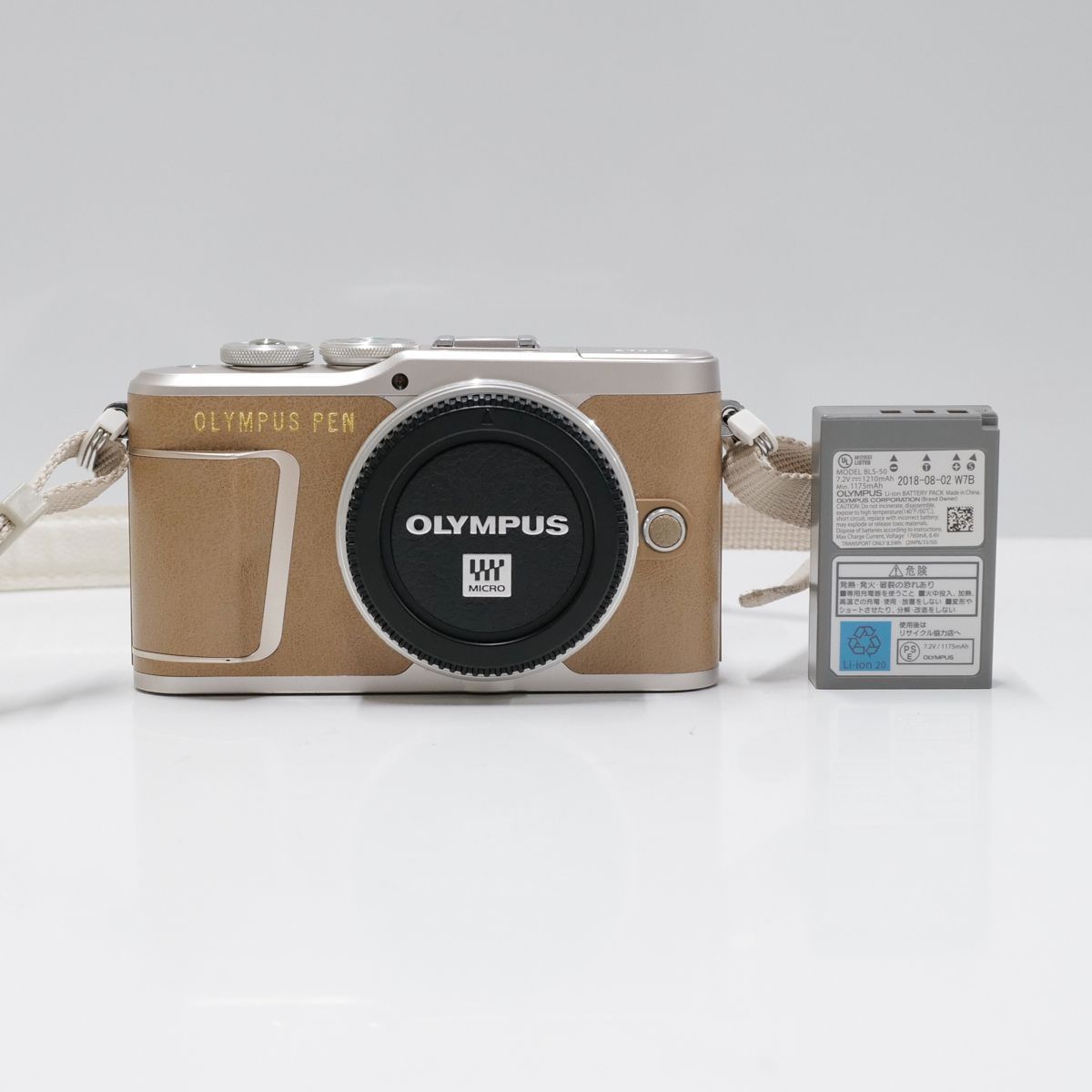 OLYMPUS PEN E-PL9 ボディ USED超美品 ミラーレス一眼 カメラ 本体＋バッテリー SHOT数極少1360回 4K Wi-Fi  Bluetooth 完動品 中古 CP5615