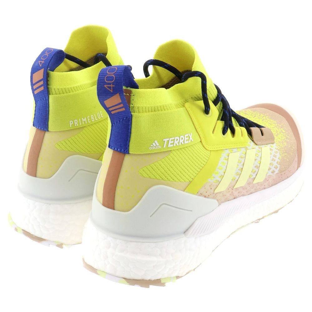  アディダス Terrex Free Hiker Primeblue Hi-Res Yellow FZ3627 ローカットスニーカー シューズ イエロー/ホワイト adidas (アディダス) Terrex Free Hiker Primeblue Hi-Res Yellow