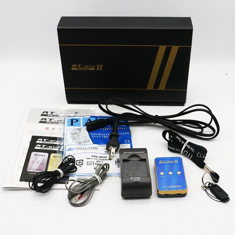 伊藤超短波 AT-mini Personal II 中古美品 伊藤超短波株式会社 AT-mini personal II ブルー ER7