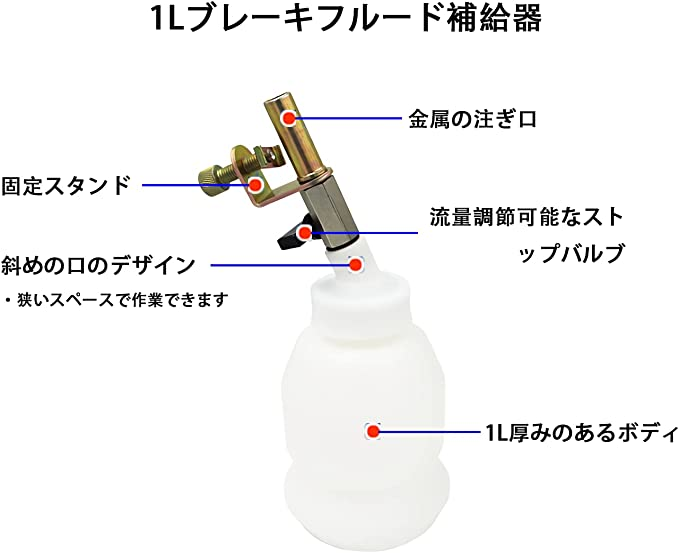 エアー式 ブレーキフルード ブリーダー エア抜き ブレーキフルード