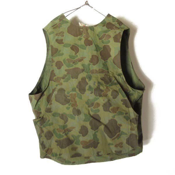 60s USA製 KAMO ダックハンター カモ 迷彩 ハンティング ベスト L