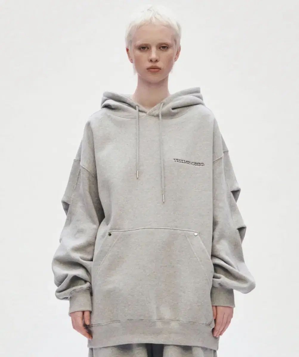 TREEMINGBIRD リベット スウェット セットアップ フーディー フード付きTシャツ