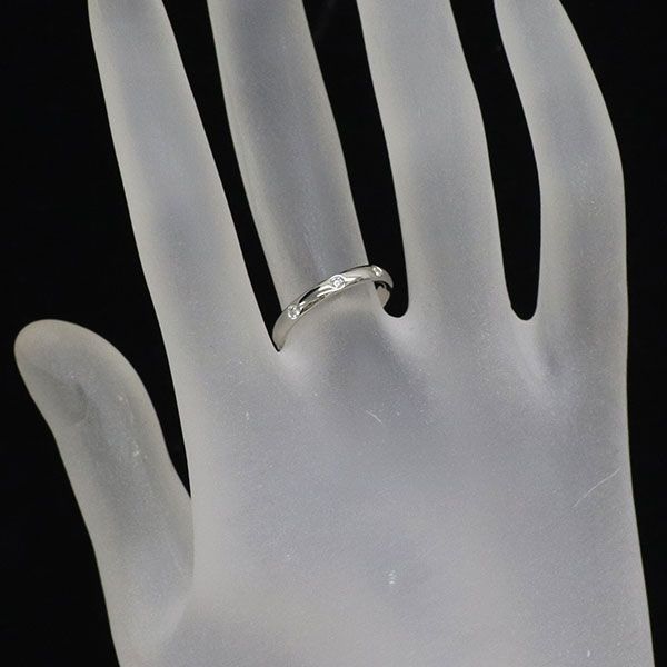 ヴァンクリーフ＆アーペル Pt950 ダイヤモンド リング アンフィニ