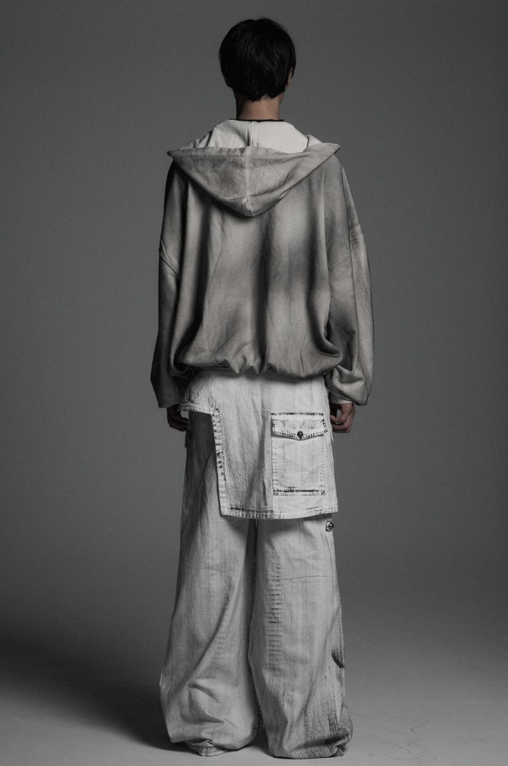 新品未使用】【Rosen Kreuz】DOCKING SKIRT FLARE WIDE PANTS ワイド