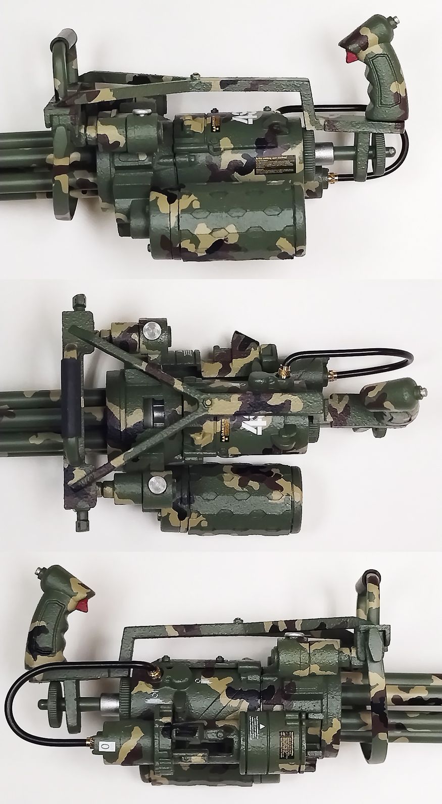 ガトリング M134 プラモデル　一点物　オリジナル塗装　完成品　全塗装　武器