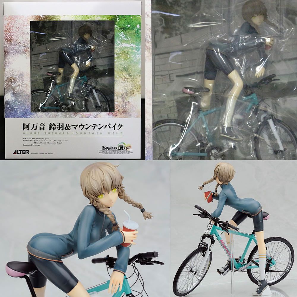 シュタインズゲート　阿万音鈴羽 フィギュア アルター Amazon | STEINS;GATE 阿万音鈴羽&マウンテンバイク (1/8