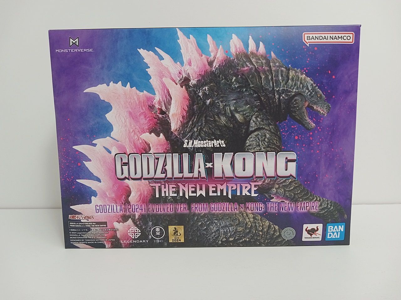 BANDAI バンダイ S.H.Monster Arts GODZILLA 2025 EVOLVEd ver. FROM GODZILLA×KONG THE NEW EMPIRE ゴジラ×コング フィギュア 済み S-219
