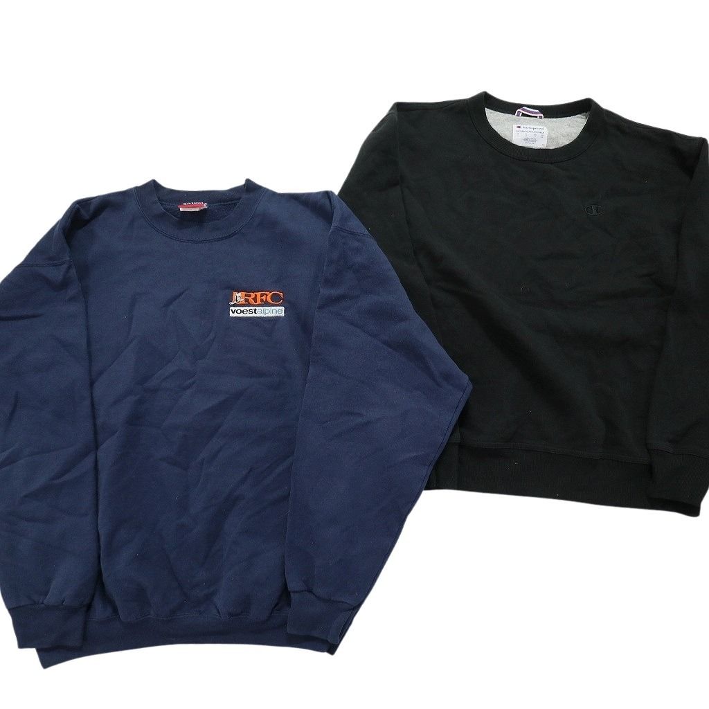 古着卸 まとめ売り チャンピオン Champion スウェット 8枚セット メンズ Ｌ ハーフジップ フルジップ フーディー 古着 NC1002