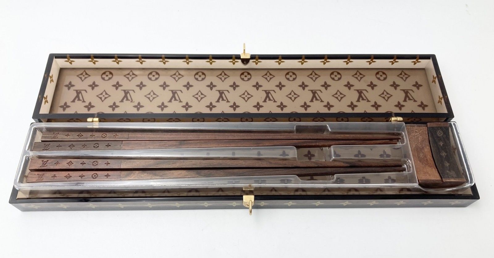 LOUIS VUITTON ルイヴィトン バゲットチョップスティックセット 箸 箸置きセット