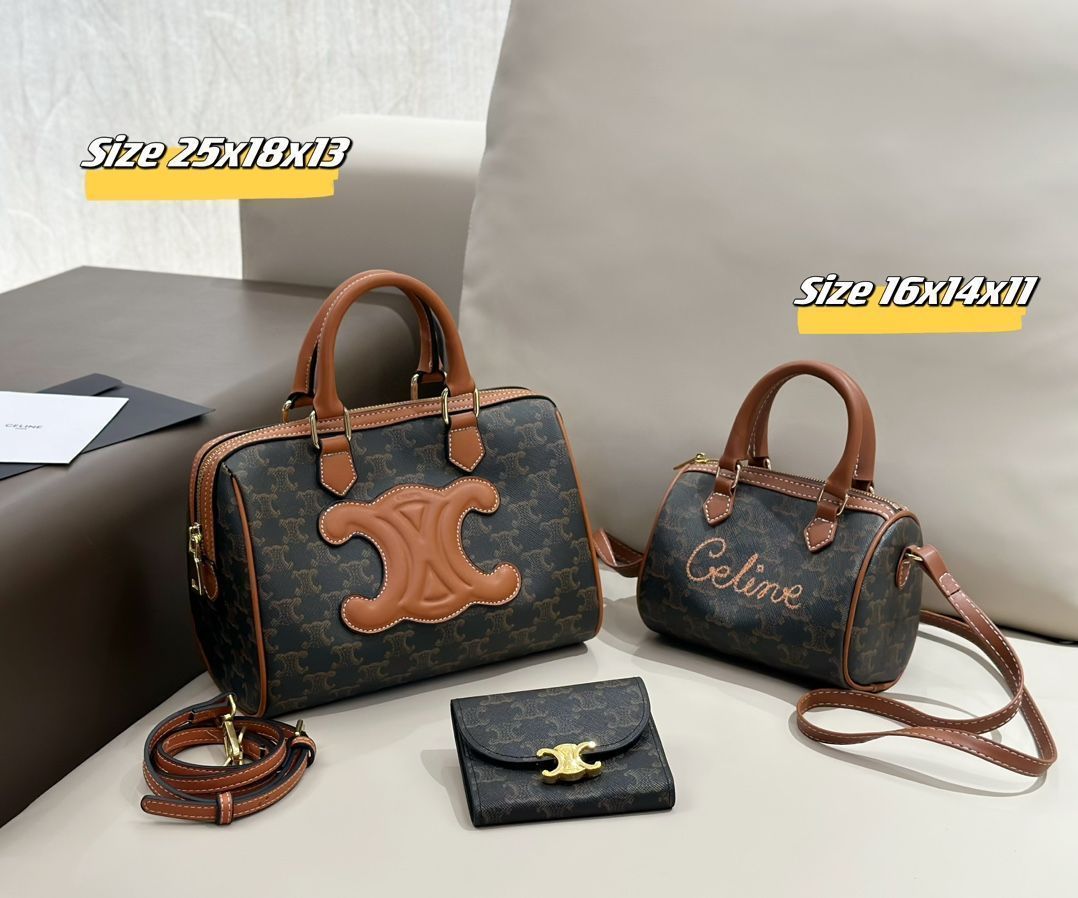 【国内発送】[CELINE] [ ショルダーバッグ] 関税送料込で安心☆ セール】CELINE ショルダーバッグ 194503DOT Horizontal