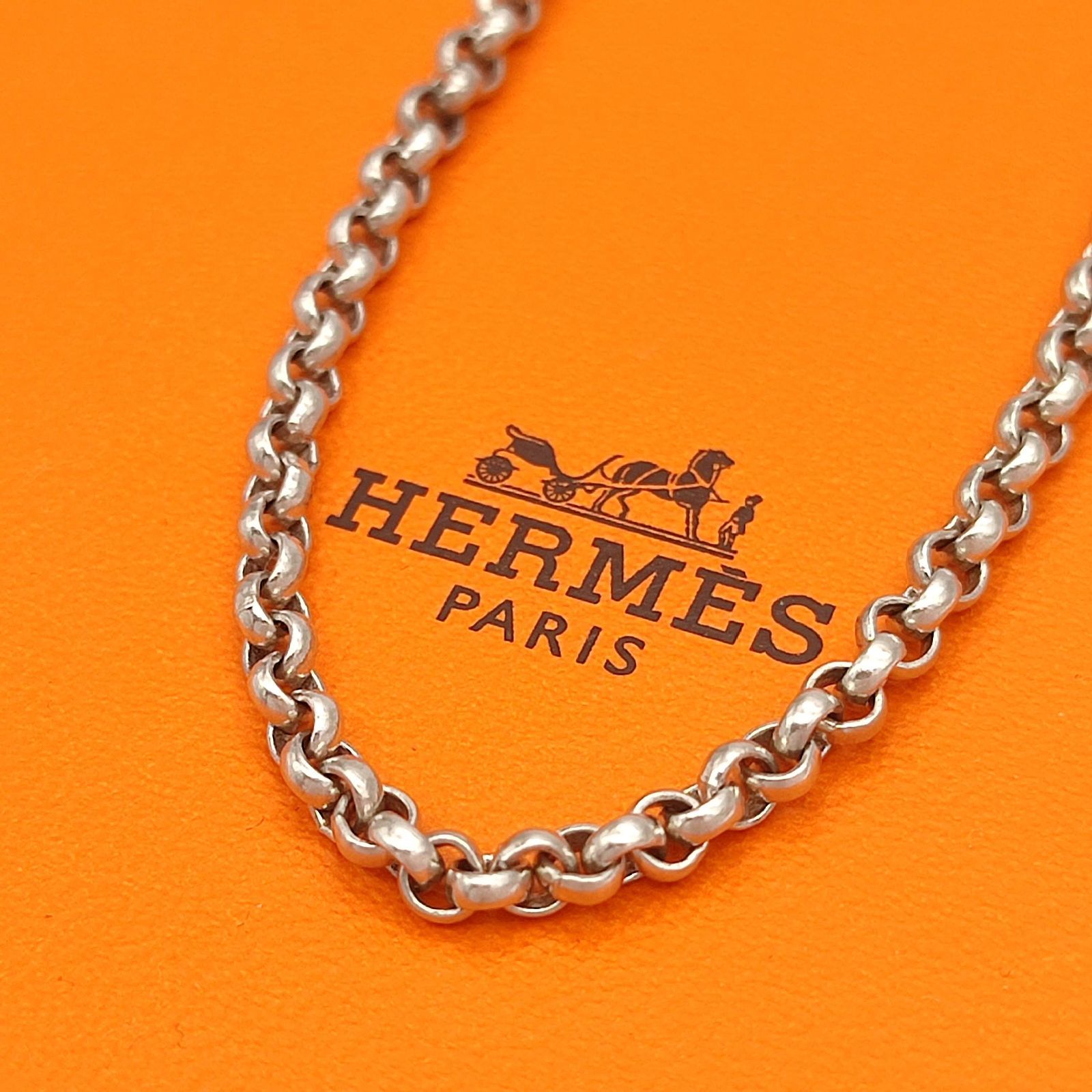 エルメス HERMES チェーンネックレス SILVER シルバー925 40㎝