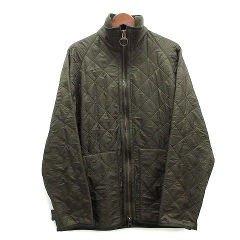 バブアー Barbour ポーラキルト キルティング ジャケット POLARQUILT JKT SHORT カーキ系 M