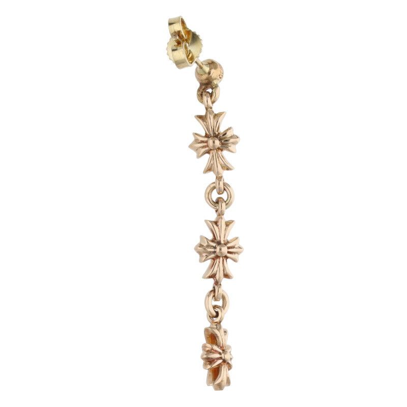 専用出品　3ドロップタイニー ダイヤピアス22k クロムハーツ 22K TINY E CH PLS 3 DIA/タイニーECHプラス3