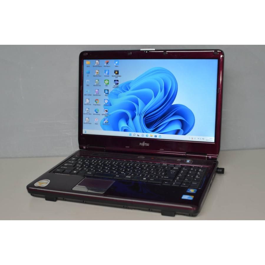 最新Windows11+office 富士通 NF/G50 core i3-330M/メモリ4GB