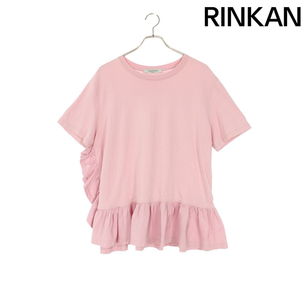 ヴァレンティノ TB3MJ01B565 フリル付Tシャツ レディース S