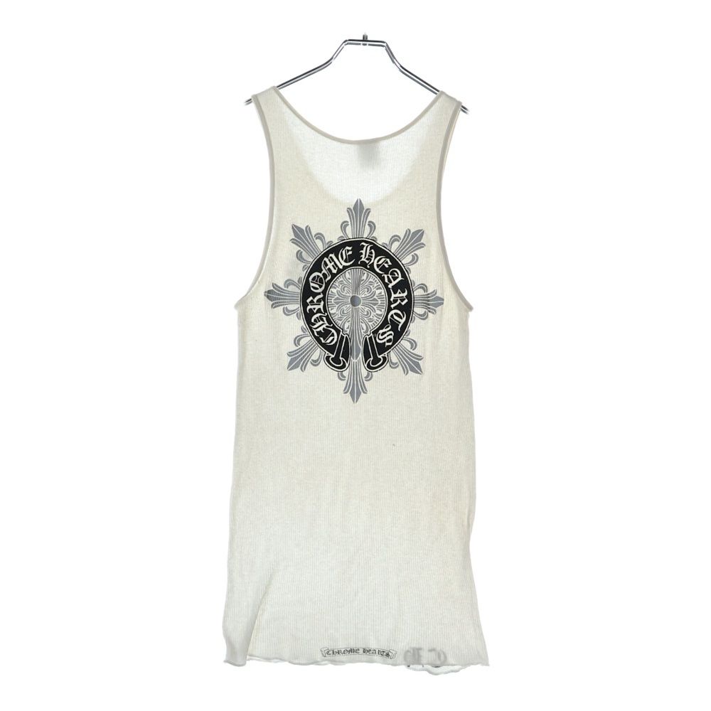 chromehearts】クロムハーツタンクトップ Tバー＆クロス ブラック