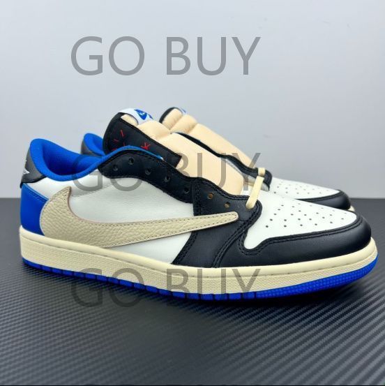 人気 Travis Scott x Fragment Design x Air Jordan 1Low OG SP メンズ スニーカー  箱付