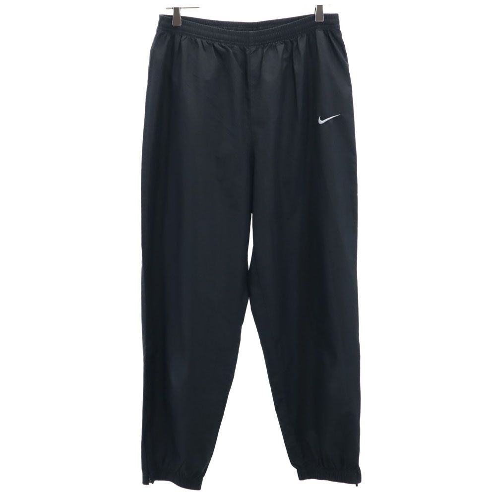 ナイキ 90s 00s オールド 白タグ ロングパンツ L ブラック NIKE ウエストゴム メンズ
