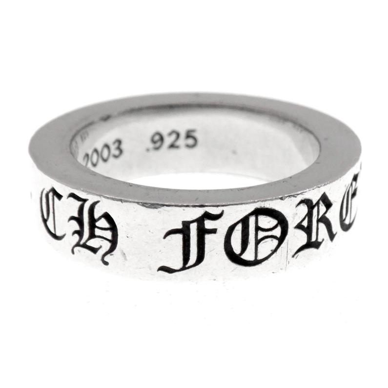 クロムハーツ CHROME HEARTS 6mm SPACER FOREVER スペーサー フォーエバー シルバー リング w24610