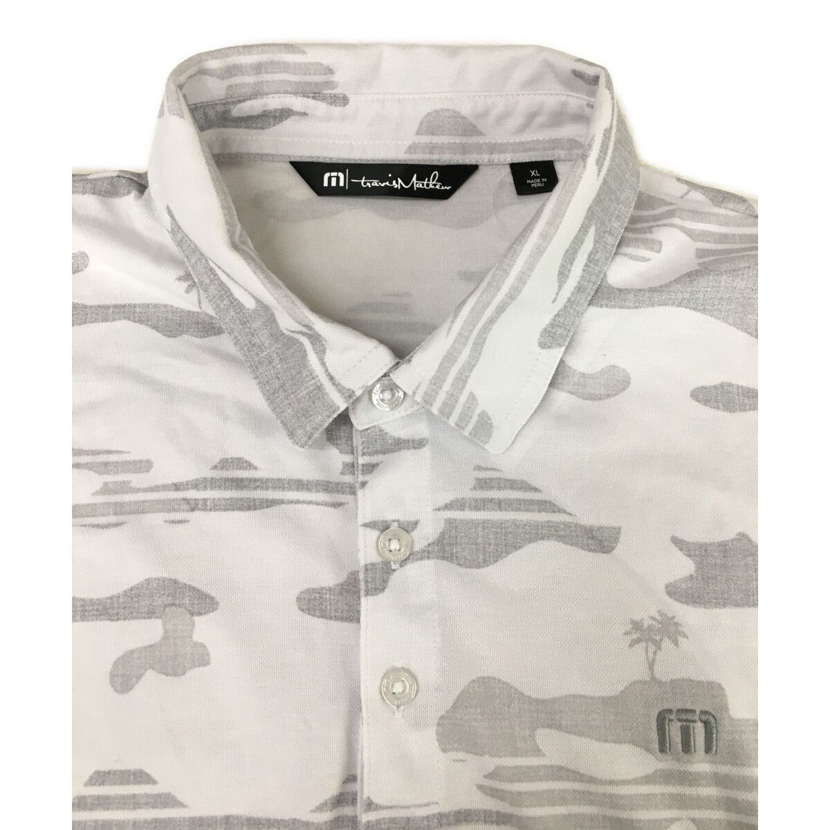 中古 メンズ トラビスマシュー TRAVIS MATHEW 半袖ポロシャツ XL