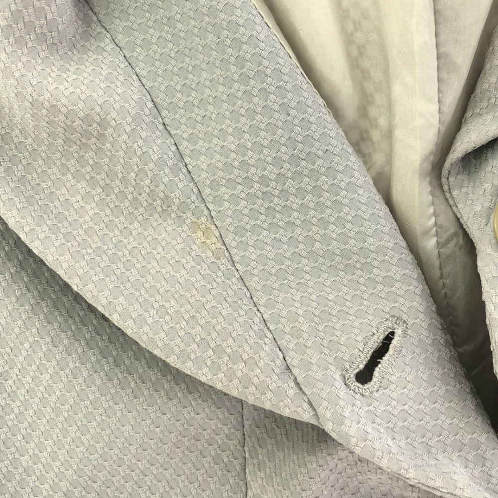 エンポリオアルマーニ イタリア製 テーラードジャケット 40 グレー系