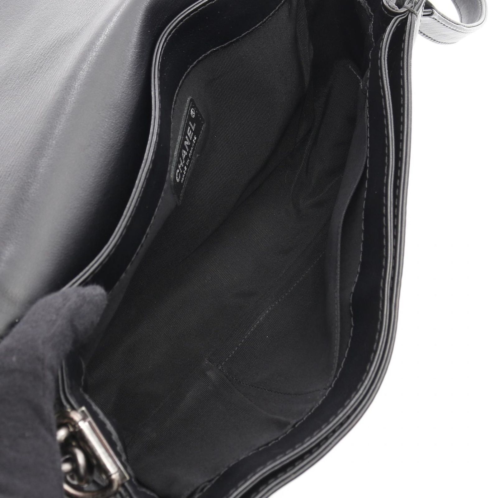 シャネル CHANEL ショルダーバッグ ボーイシャネル ブラック レザー