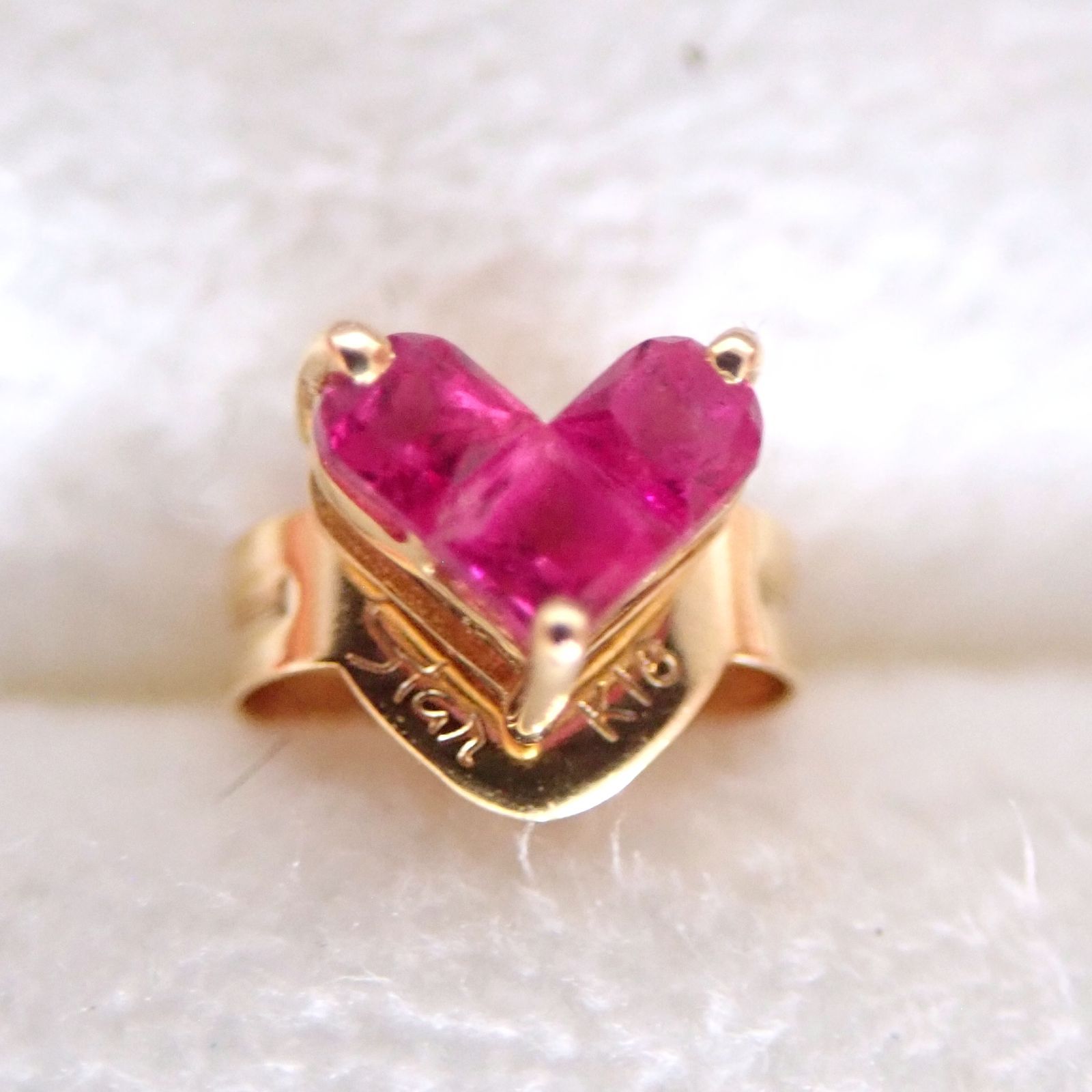 ◎スタージュエリー star jewelry K18 ミステリアスハート ルビー