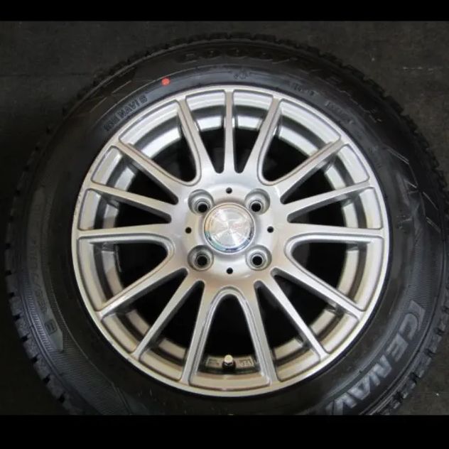 T-1742) 送料無料 中古 ravrion 14インチ スタッドレス セット物 超  