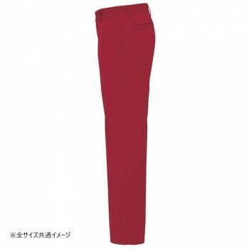 アイトス ストレッチパンツ 男女兼用 レッド LL 50501