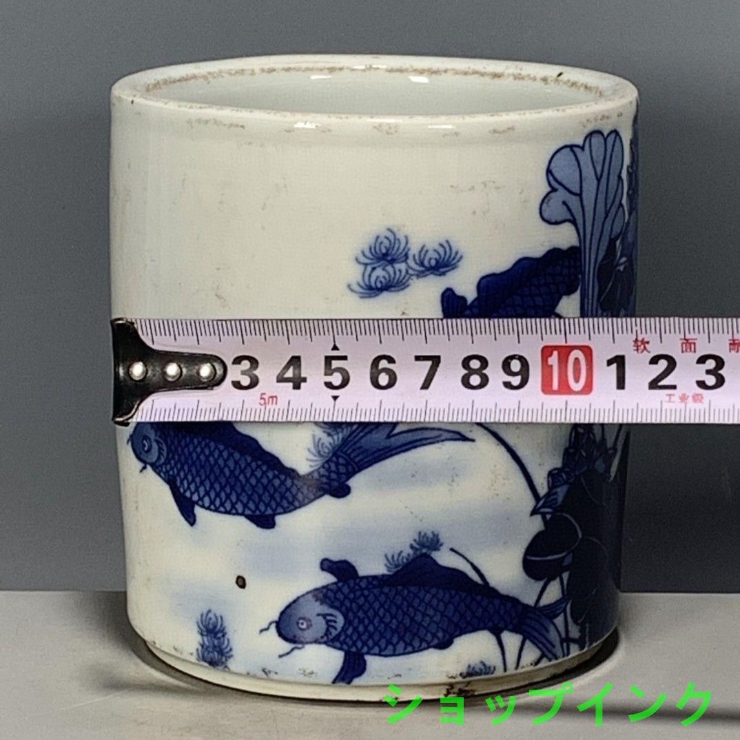 飛蝗騰とおる達筆筒 景徳鎮書道具 文房具 現代工芸品 美術品 置物 飛蝗騰とおる達筆筒 景徳鎮書道具 文房具 現代工芸品 美術品