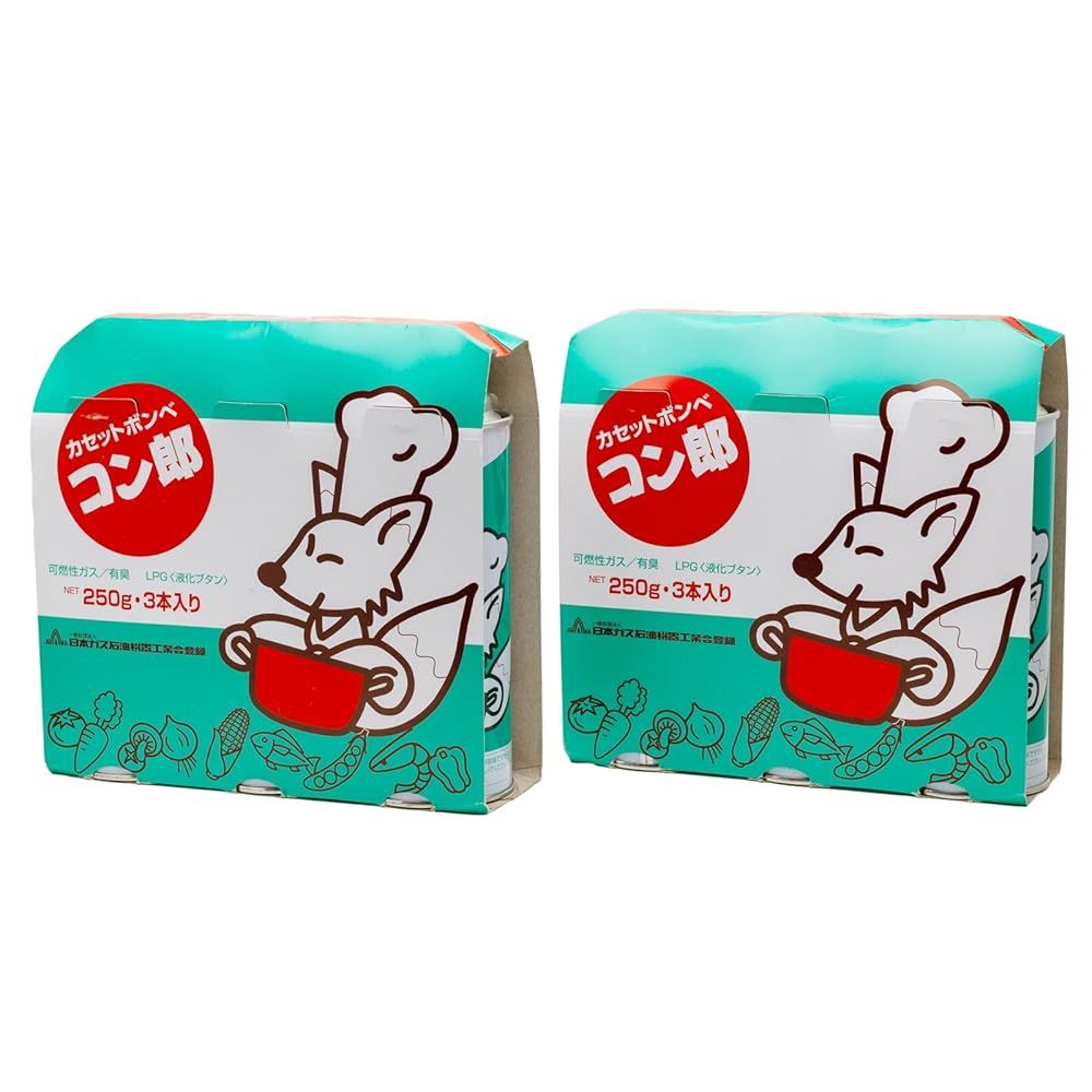 tokai(トウカイ) 東海 カセットボンベ コン郎 ガスボンベ 250ml(1本