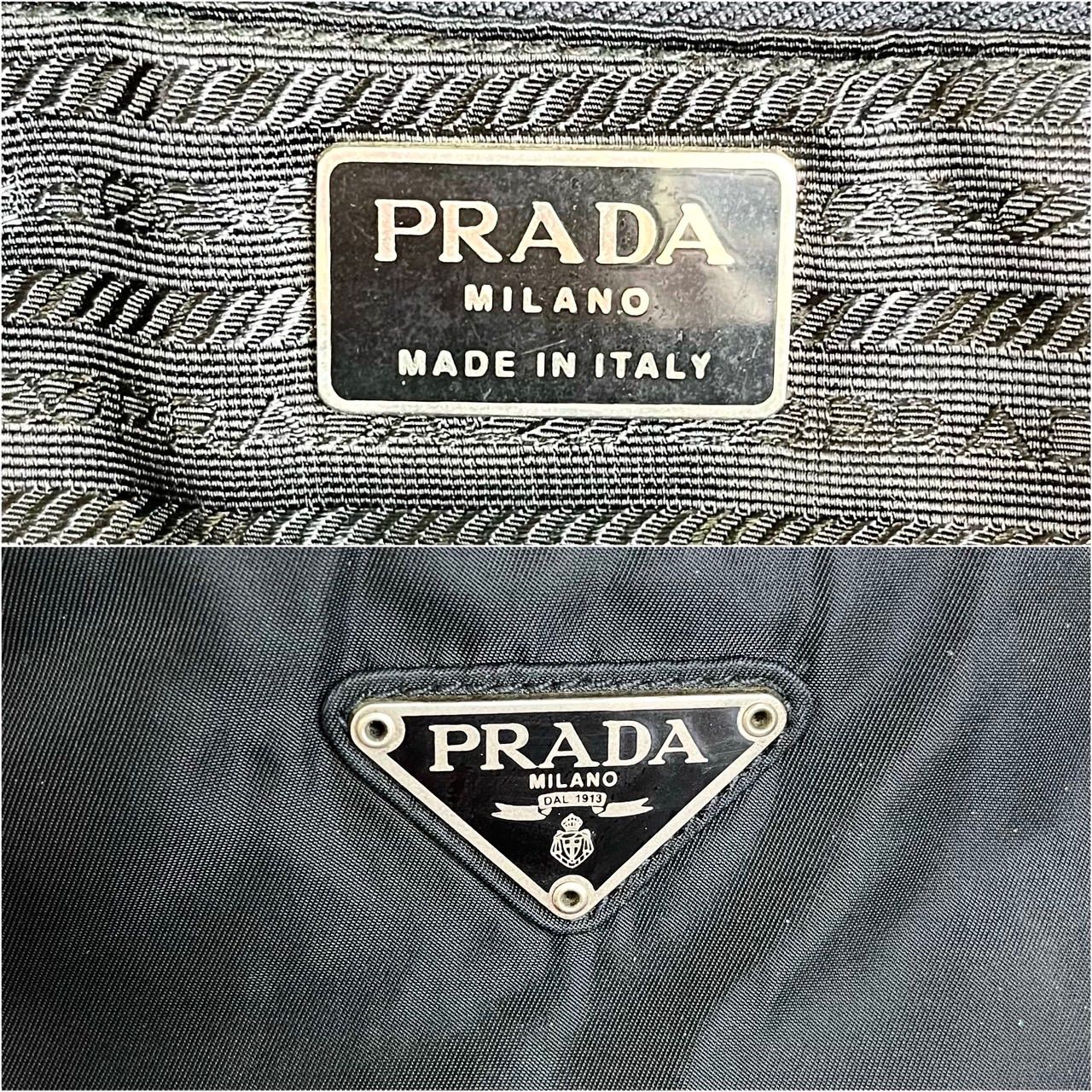 ✨良品✨ PRADA プラダ ハンドバッグ トートバッグ ウッドハンドル