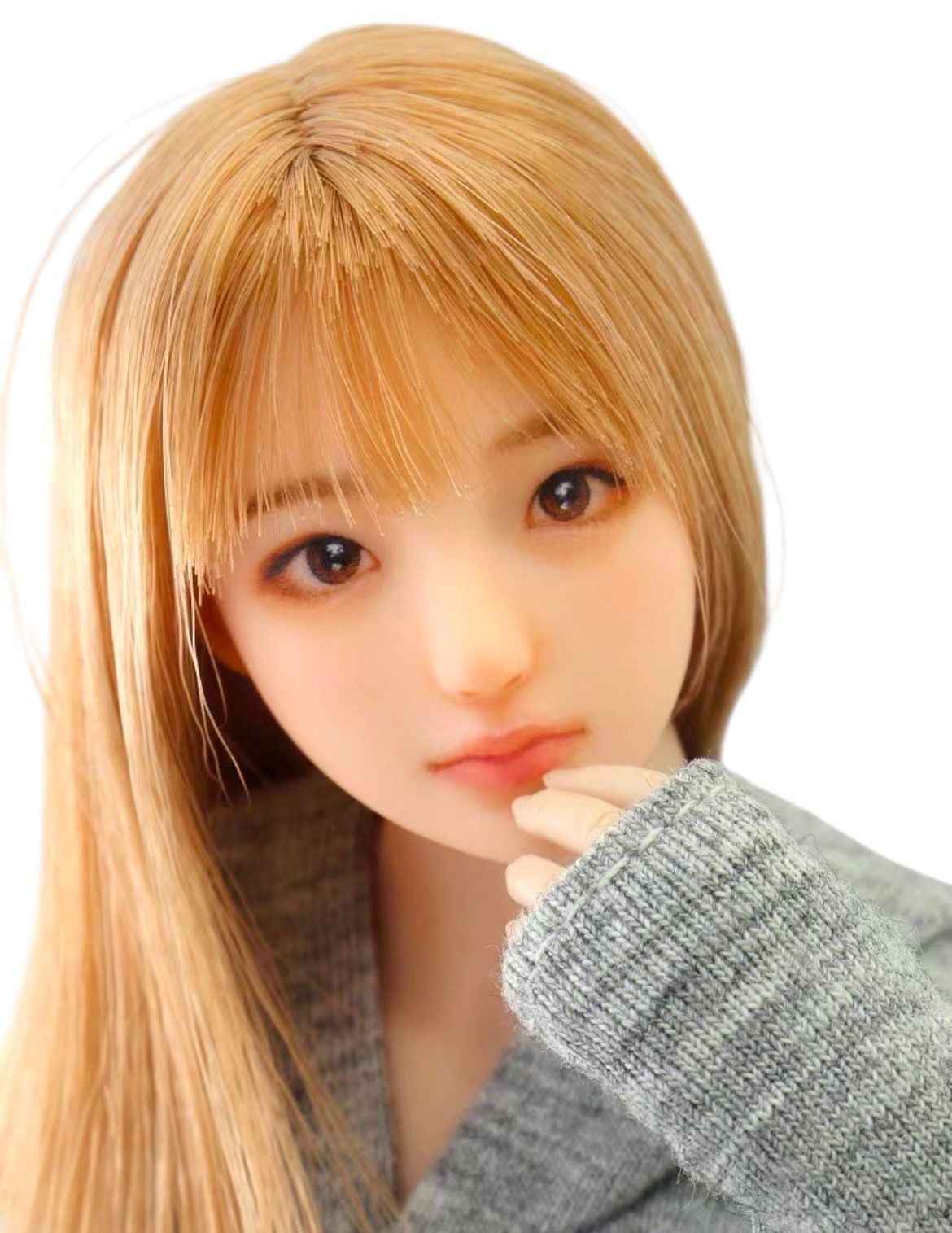 1|6 フィギュア ヘッド 12インチ JK ロリータモデル 美少女 手仕上げリアルフェイス