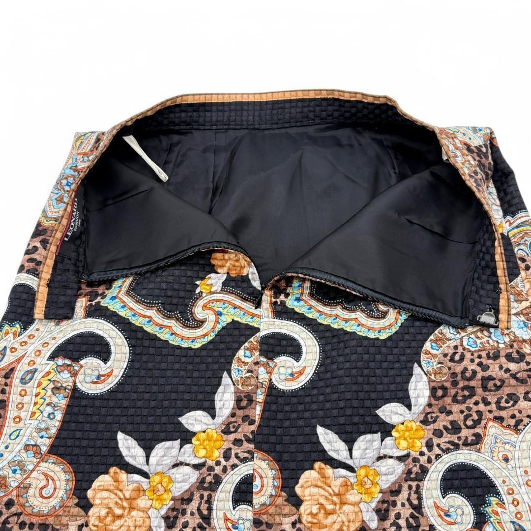 LEONARD＊カミシヤ、シルク混 の上質な膝丈ワンピース