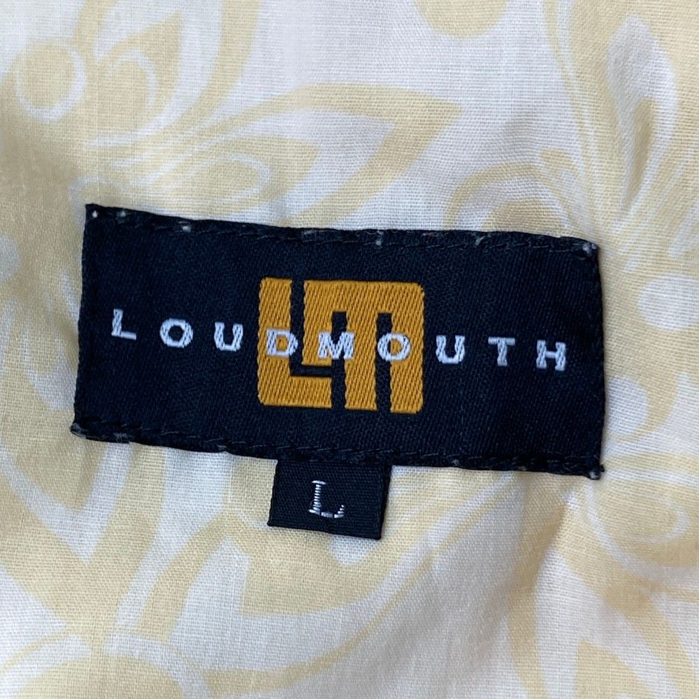 サイズ：M LOUD MOUTH ラウドマウス  ストレッチパンツ シャガデリック 総柄 レッド系 [240101438361] ゴルフウェア メンズ ストスト サイズ：M LOUD MOUTH ラウドマウス ストレッチパンツ シャガ