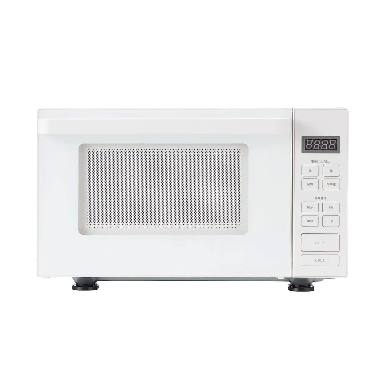 無印 電子レンジ･18L 白 幅47×奥行35 ハンドル含む39 ×高さ28.5cm
