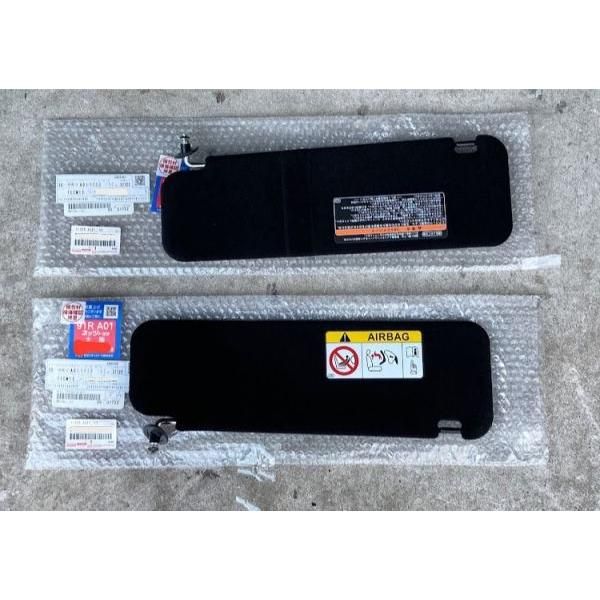 200系 ハイエース ダークプライム2 トヨタ純正 サンバイザー ワイド用