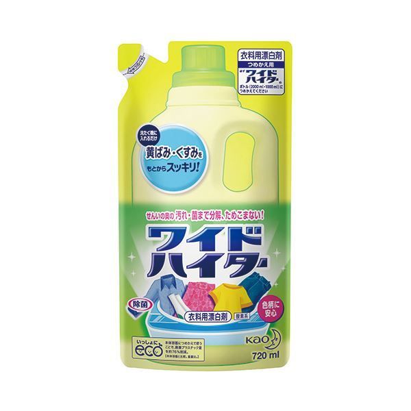 まとめ 花王 ワイドハイター つめかえ用 720ml 1個 ×20セット