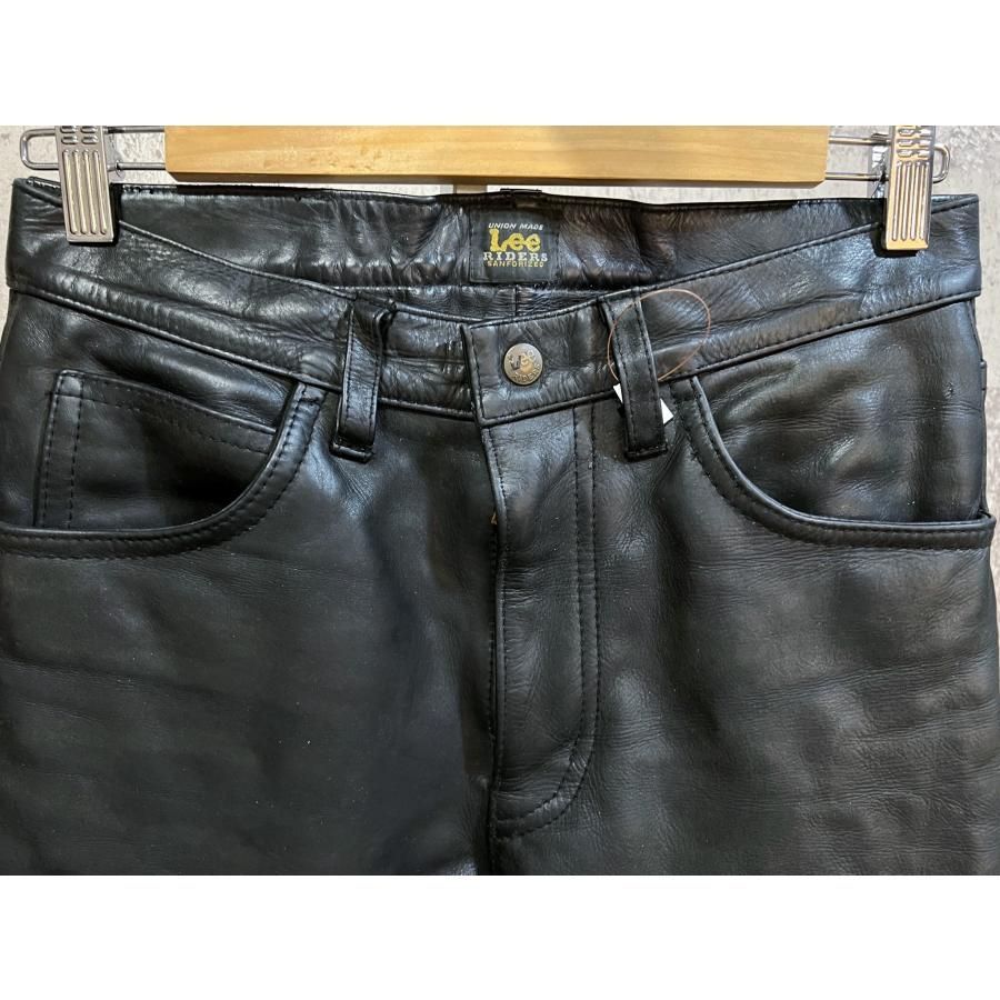 Lee®︎ RIDERS 5201 レザー 希少！Lee レザーパンツ RIDERS 5201