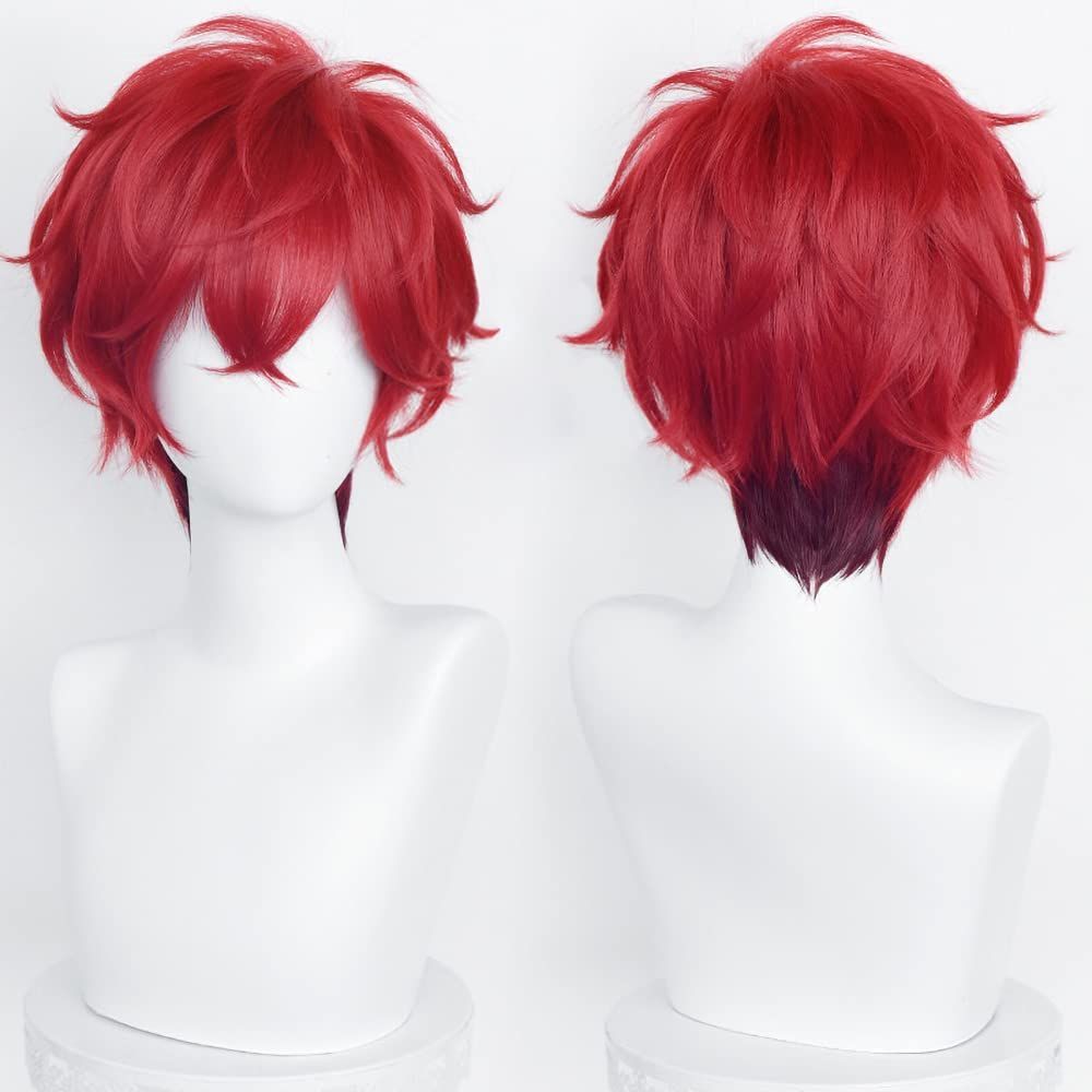 猫の城 天城 一彩 あまぎひいろ コスプレウィッグ あんさんぶるスターズ! 耐熱 かつら アニメ 仮装 コスチューム小物 パーティー イベント 仮装 コスチュム ウィッグネット付き